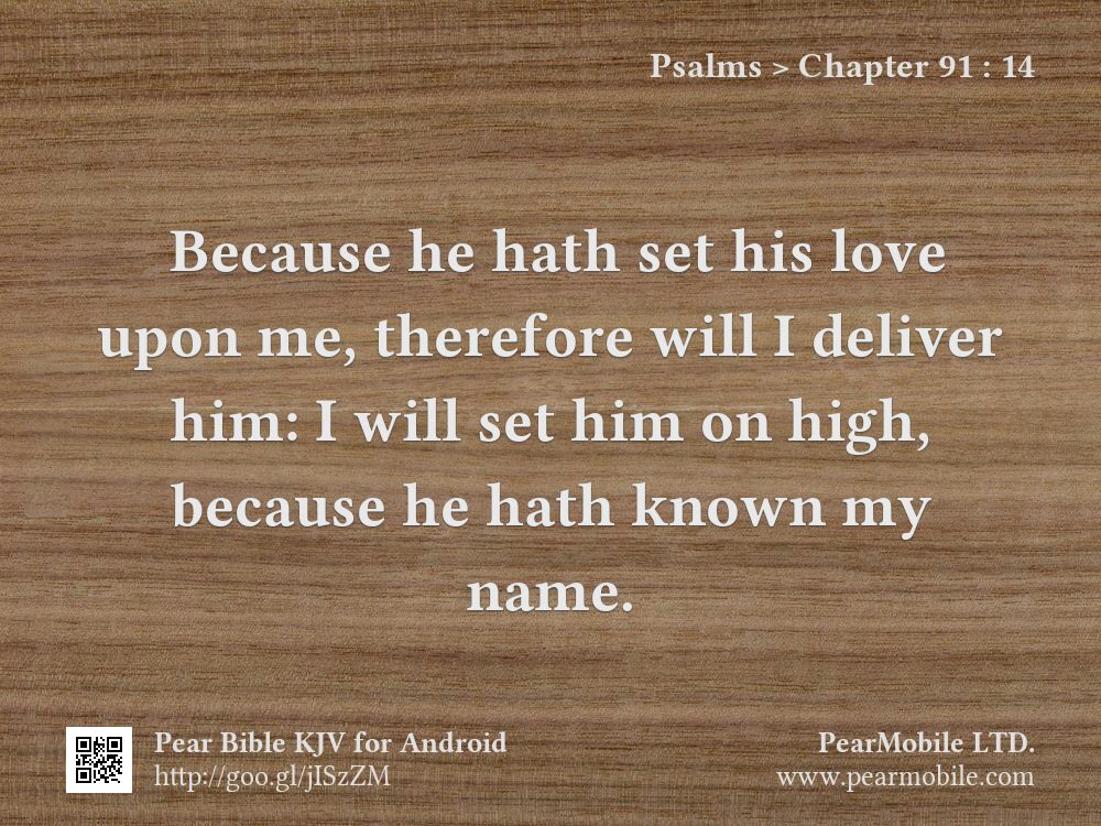 Psalms, Chapter 91:14